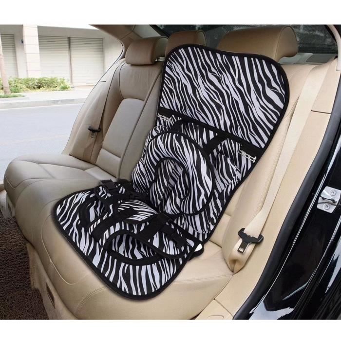 Voiture Protection 3-7 Ans Bébé Sièges de Sécurité De Voiture, Portable et Confortable Siège De Sécurité Pour Bébé / Noir/ Stripe