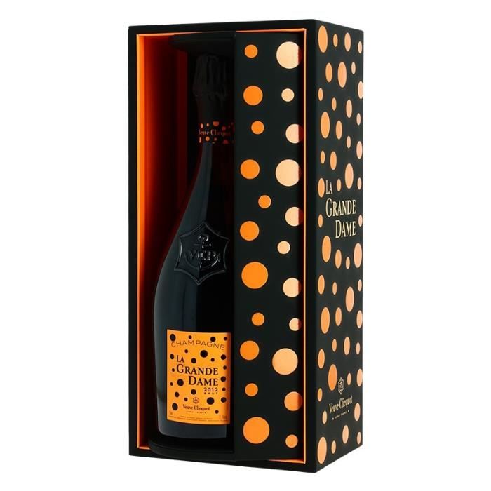 Champagne Veuve Clicquot La Grande Dame 2012 Coffret Luxe par YAYOI KUSAMA