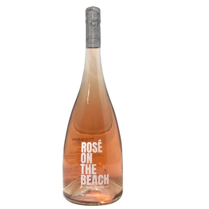 ROSE ON THE BEACH Magnum 150cl Cuvée Prestige - Le Vin Rosé des Plages -Vin rosé AOP Corbières 2017