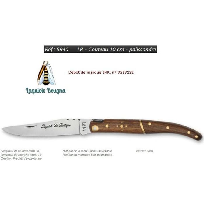 Couteau de poche Laguiole le rustique