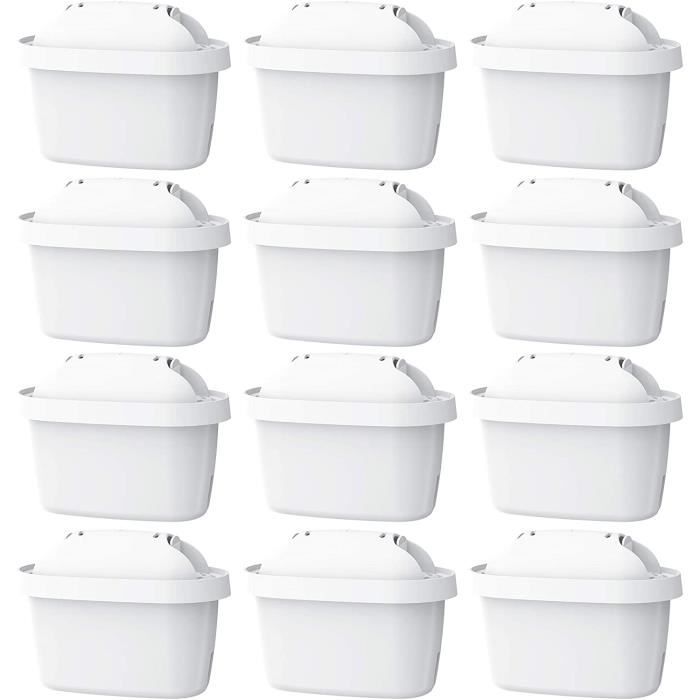 Pack 12 Maxblue TÜV SÜD, NSF Certifiée Cartouche Filtrante, Compatible avec Brita Maxtra Style Jug Marella Cool Mavea Elemaris XL Da