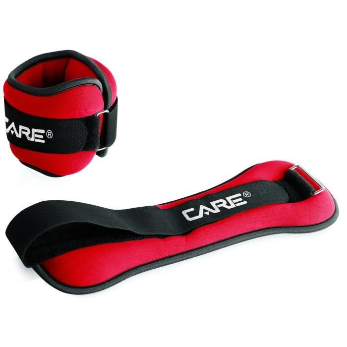 CARE Haltère Souple Réglable 2 x 0.5 kg Chevilles/Poignets