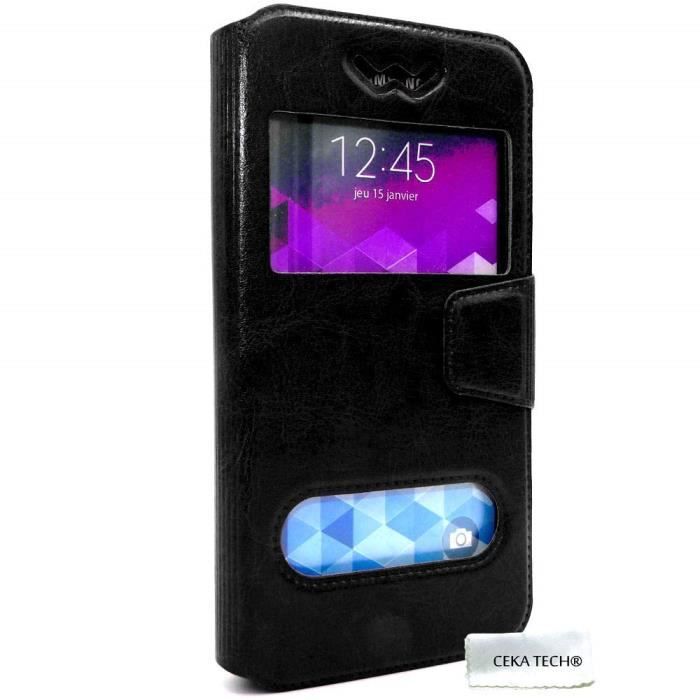 Housse Etui compatible avec V Mobile S9(2019) - Couleur Noir - CEKATECH® Universelle Protection de qualité