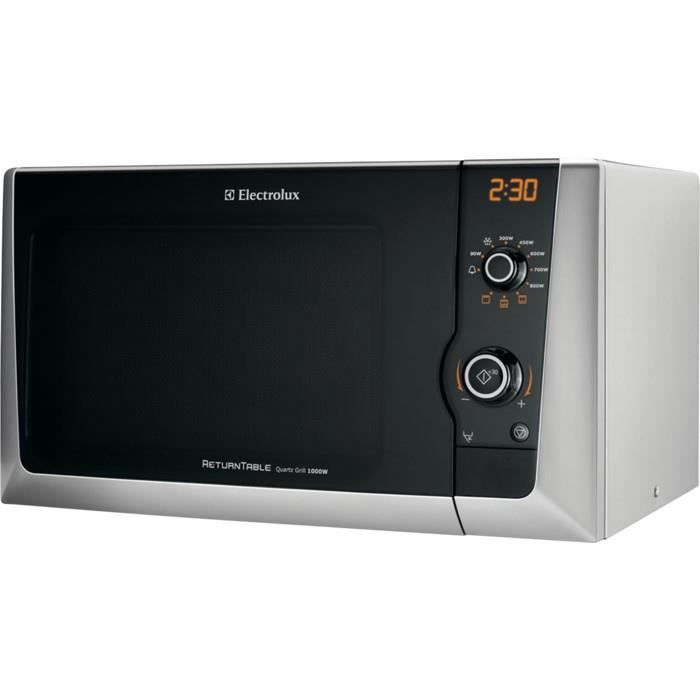 Electrolux EMS21400S, Comptoir, Micro-ondes grill, 21,23 L, 800 W, boutons, Rotatif, Argent