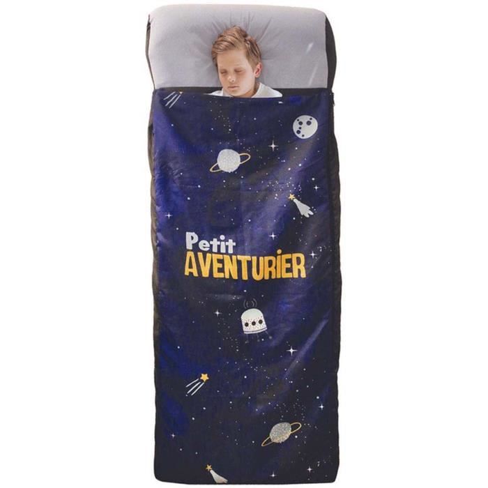Lit d'appoint gonflable pour enfant bleu 161 x 60 x 22 cm