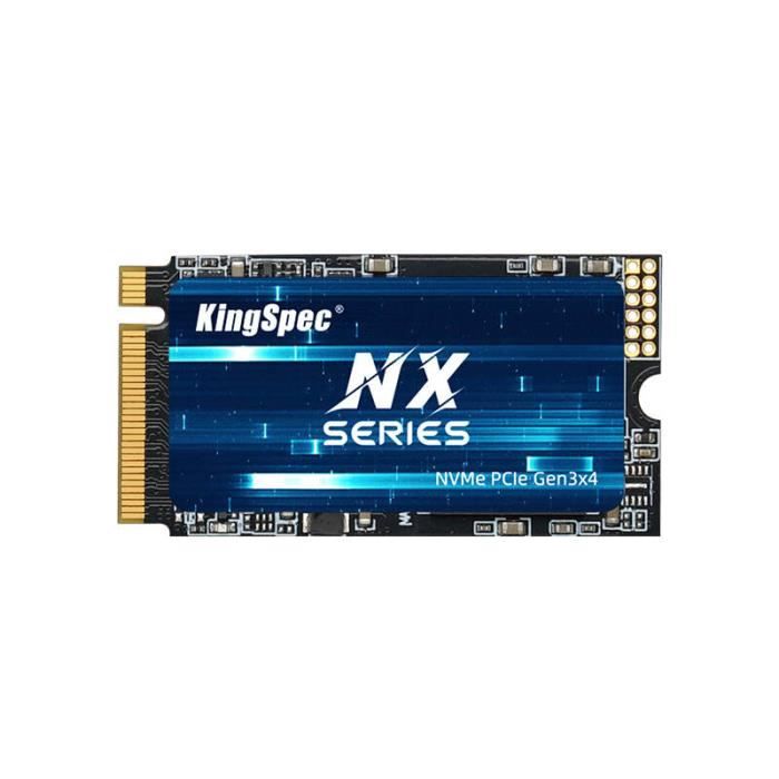 KingSpec - Disque SSD Interne - NXM Series - 256 Go - PCIe Gen3 x4 NVME 1.3 - M.2 2242