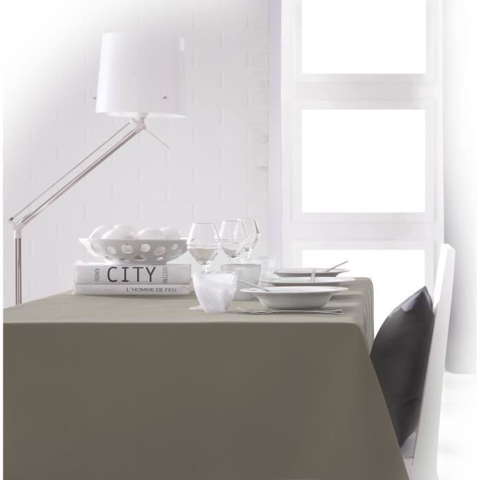 TODAY Nappe rectangulaire 150x250 cm - Marron mastic