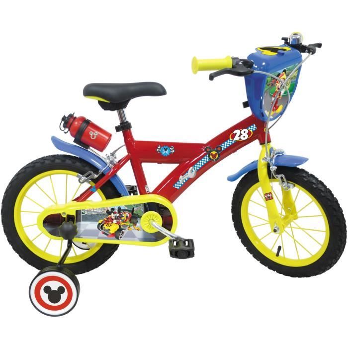 MICKEY RACERS Vélo 14 pouces