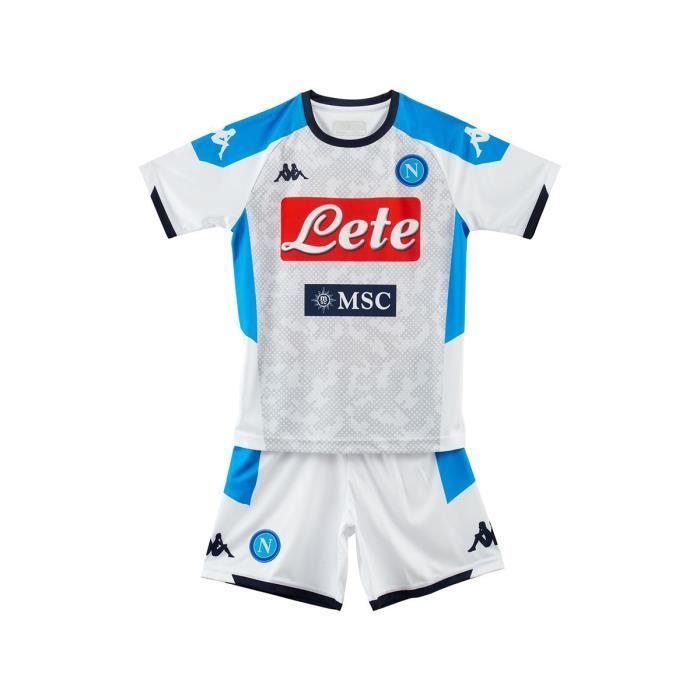 Enfant - Ensemble Kombat Kit Napoli SSC Third 19/20 Blanc 10Y