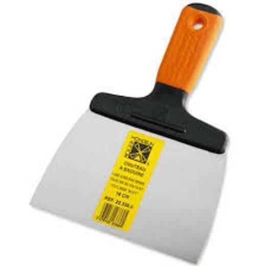 Couteau à enduire inox ROGER MONDELIN (14 cm orange)