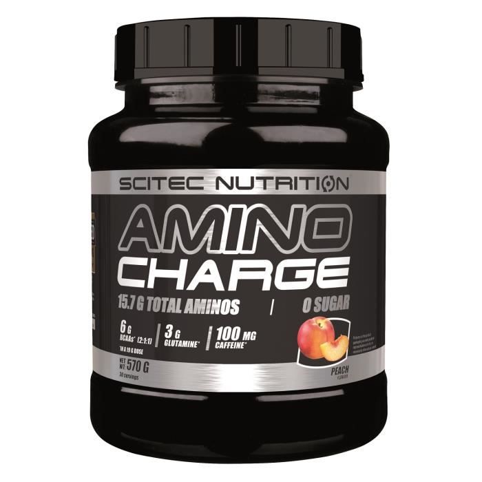 Amino Charge BCAA 570g Scitec - PECHE - Citrulline EAA Arginine Glutamine
