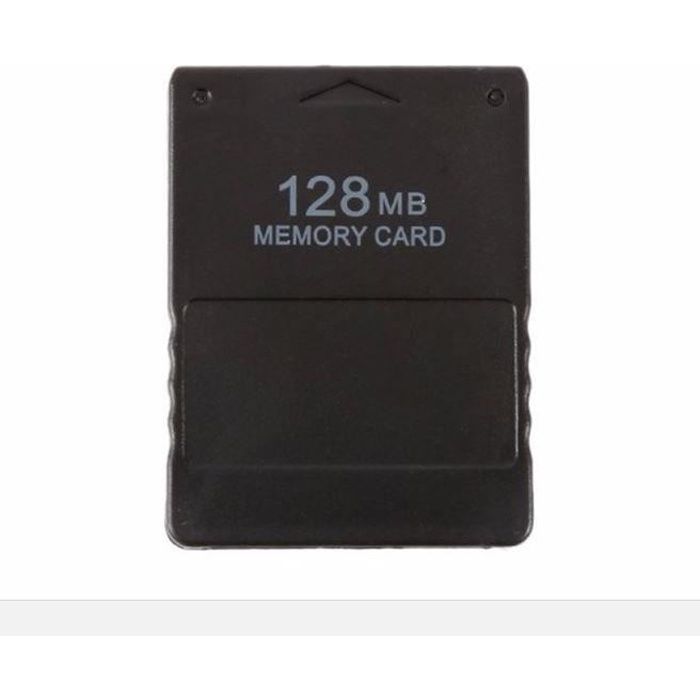 Carte mémoire noire 128 Mo pour Sony Playstation 2 (PS2)
