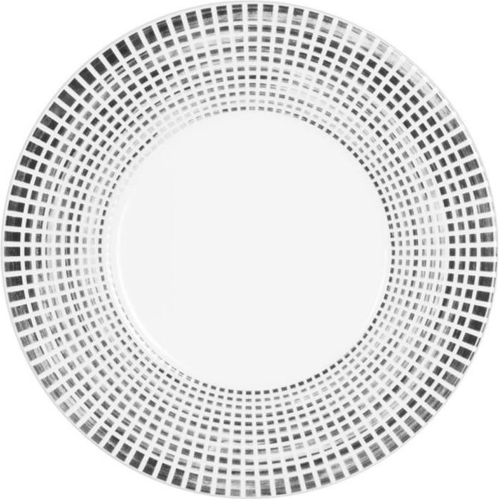 ASSIETTE PLATE 27CM NOIR ASTRAL (LOT DE 6) NEURE NEUTRE