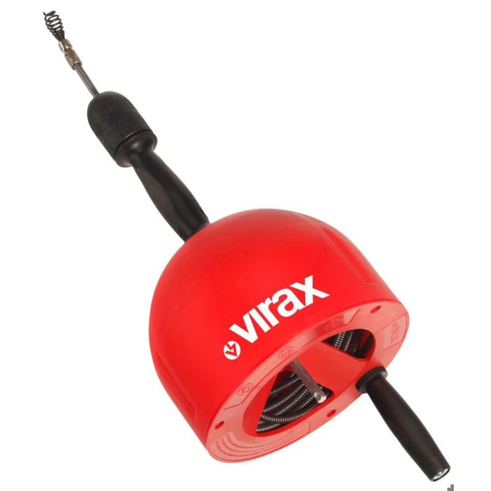 Virax - Déboucheur à tambour professionnel Ø 7mm 7,50m VAL 26