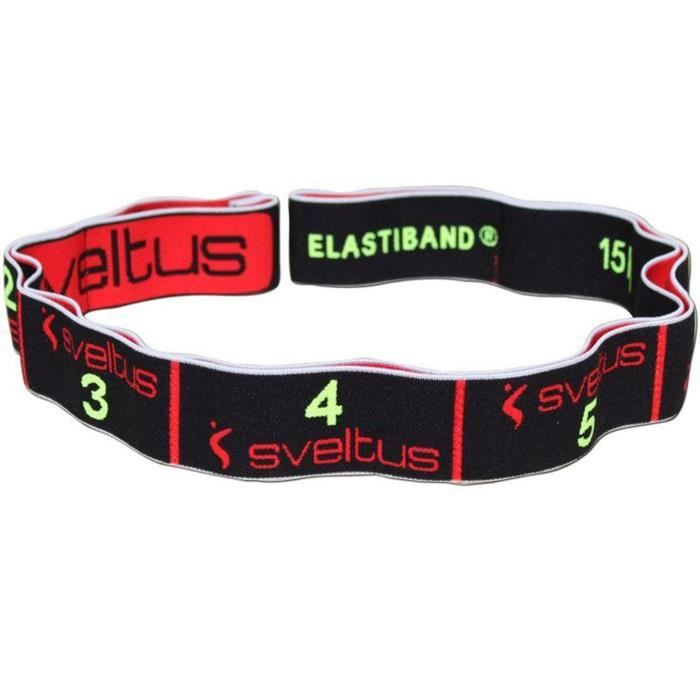 Elastiband Formé de 8 poignées 15 kg - Noir