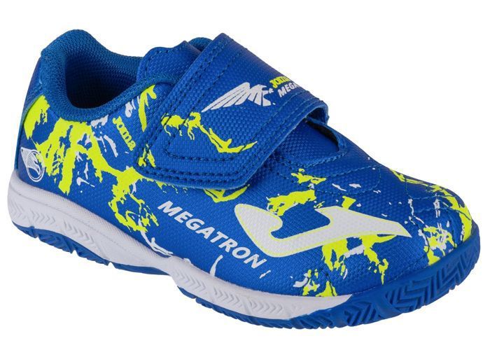 Chaussures Indoor Football pour un garçon Bleu Joma Megatron Jr. MEJS 24 IN