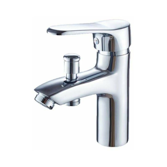 30% de réductionRobinet de douche robinet monotrou à double usage chaud et froid Alliage