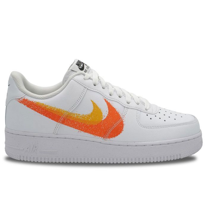Nike Nike Air Force 1 Low 07 Spray Paint Swoosh Safety Orange - FJ4228-100_45