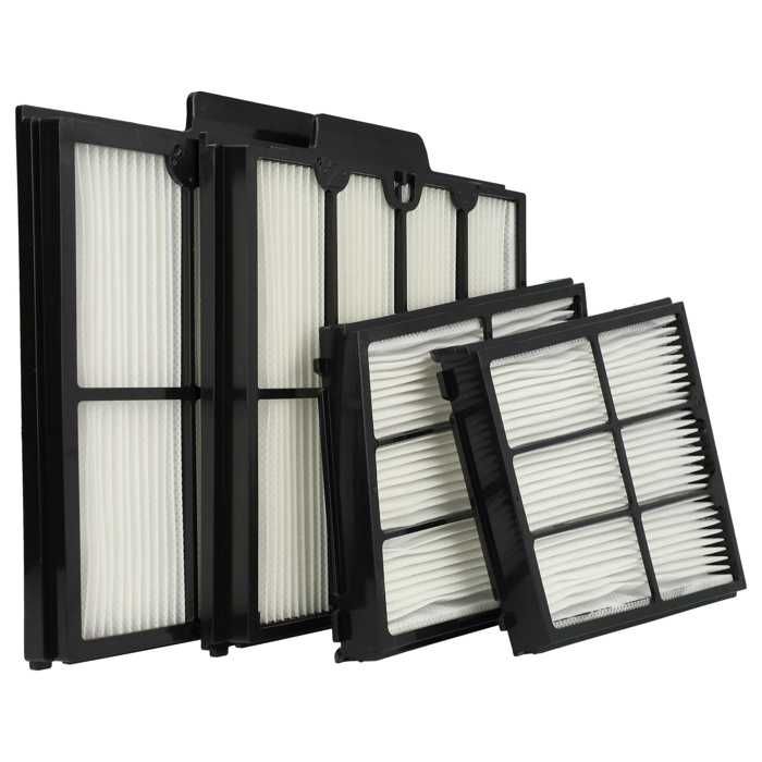 Vhbw 4x Filtre Plissé Compatible Avec AEG CX7-2-S360, QX8-1-45CR, QX8-1