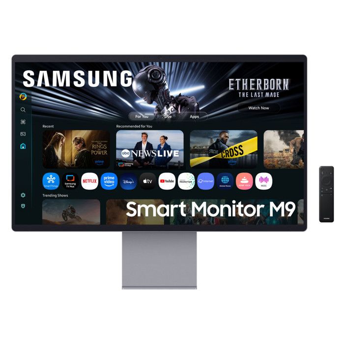 Samsung Smart Monitor M90SF 32 4K UHD OLED 165Hz HDR10+ Argento - vue 2