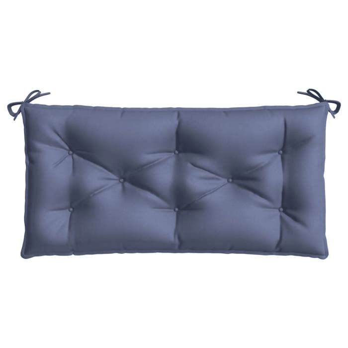 Coussin de banc de jardin - vidaXL - Bleu marine - 110x50x7 cm - Tissu Oxford - Imperméable - Fibre creuse