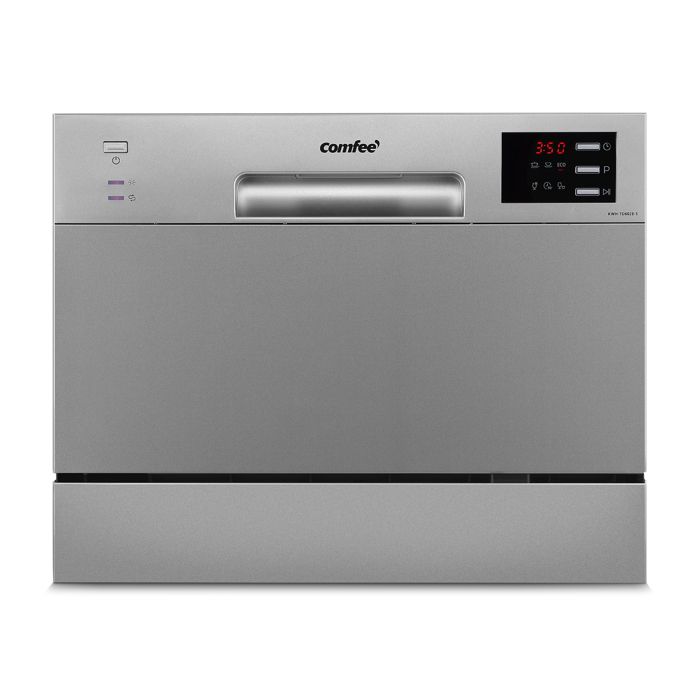 Lave Vaisselle Pose Libre Comfee CDWTT602ESD L55cm 47db 6 Couverts 6 Programmes Affichage LED Inox Classe D