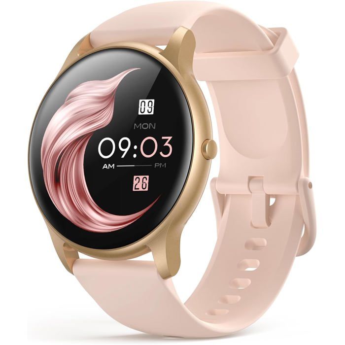 Montre connectée AGPTEK Smartwatch Bluetooth 5.2 Femme Étanche 5ATM Cardio Montre connectée AGPTEK Smartwatch Bluetooth 5.2 Femme Étanche 5ATM Cardio