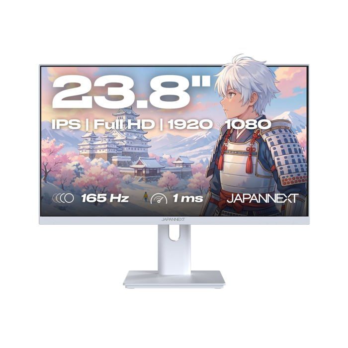 Ecran PC Gamer JAPANNEXT 23.8 IPS Full HD 1920x1080 165Hz 1ms JN I238F165 HSP W