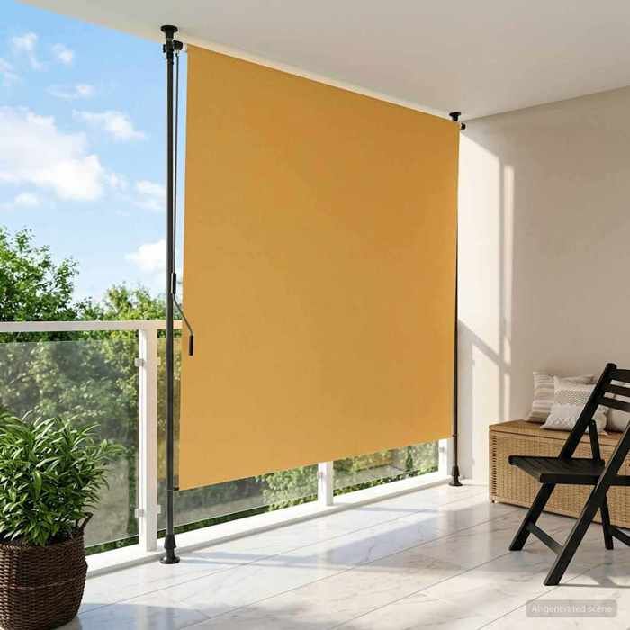 vidaXL Store Roulant Extérieur Sable 150 x 270 cm 42037131