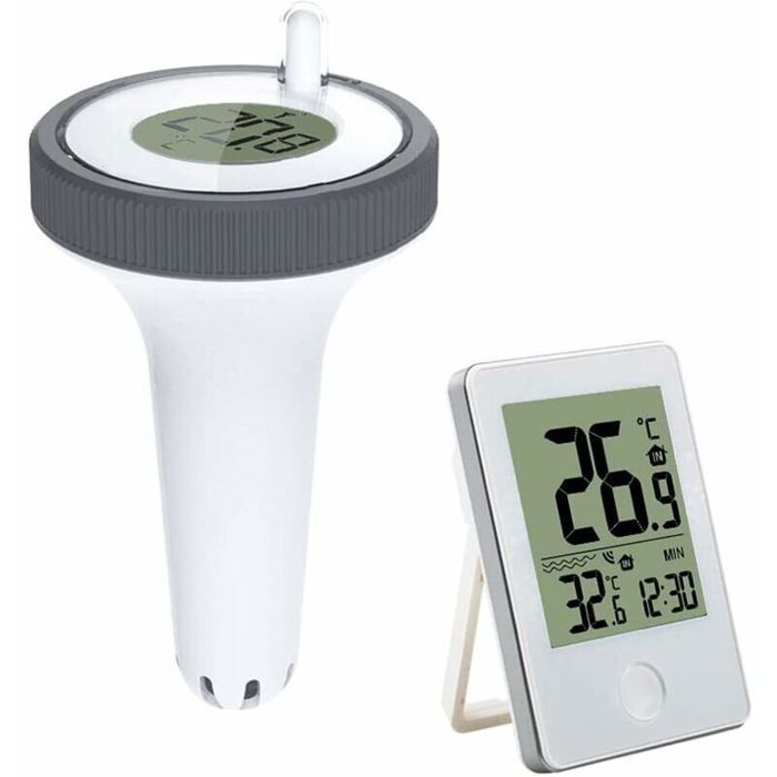 Thermomètre de Température dEau Electronique avec Récepteur Numérique Ecran LCD pour Aquarium/Spa/Étang à Poissons-LIAIKI