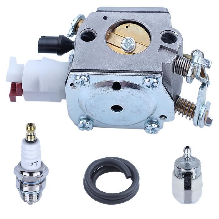 Kit Carburatore Per Motosega Jonsered CS2152 CS2150 CS2147 CS2145 CS2141 - Ricambio Con Tubo Olio, Filtro E Candela