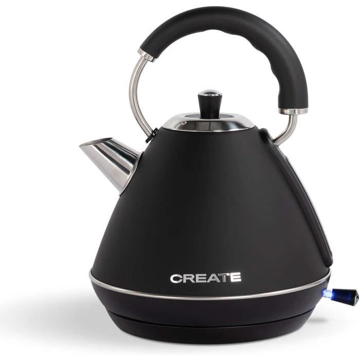 Bouilloire Électrique OLEGA 1,8L - 1500W, Inox 304, Arrêt Auto - Rapide Et Sécurisée