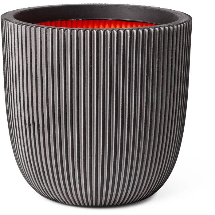 Pot de fleur boule CAPI EUROPE GROOVE NL 43 x 41 cm