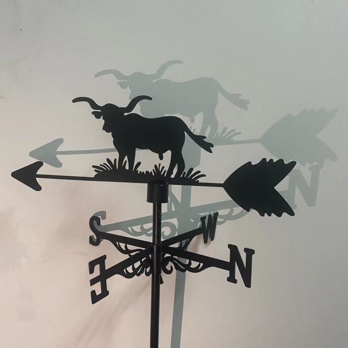 Girouette De Bétail En Acier Inoxydable Rétro Durable Girouettes Pour