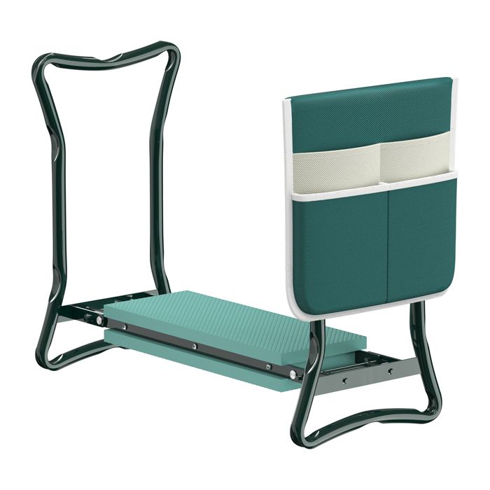 Wiltec Tabouret de jardinier 2 en 1 – 600 x 280 x 490 mm – Capacité 150 kg – en Fer et EVA – Agenouilloir de jardinage Pliable avec Wiltec Tabouret de jardinier 2 en 1 – 600 x 280 x 490 mm – Capacité 150 kg – en Fer et EVA – Agenouilloir de jardinage Pliable avec