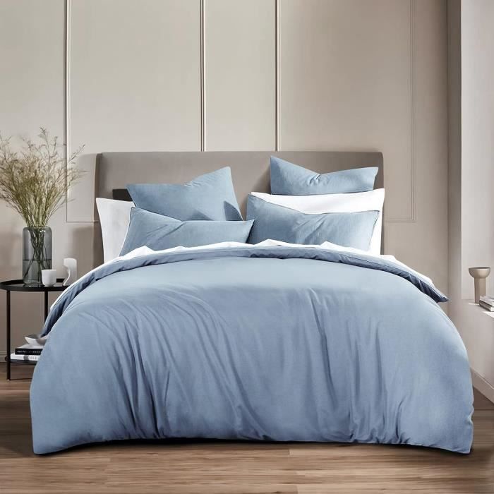 Housse De Couette 220x240Cm Yak De Bison Sauvage Avec 2 Taies D'oreiller[1567] - Maison