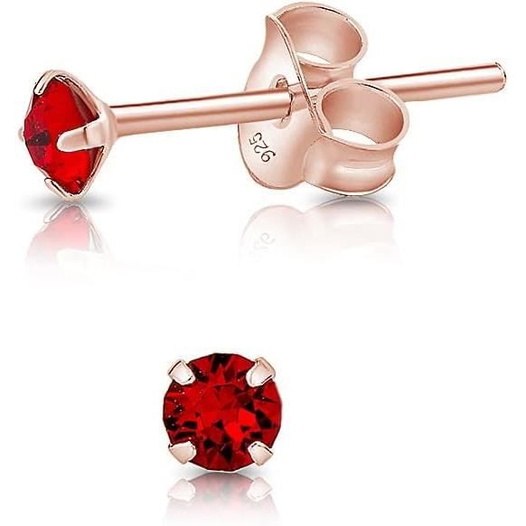 Boucles D'Oreilles Clous En Argent Sterling 925 Forme De K 321139