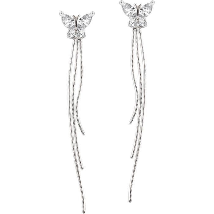 Boucles D'Oreilles En Perles De Culture D'eau Douce Noires - Perles