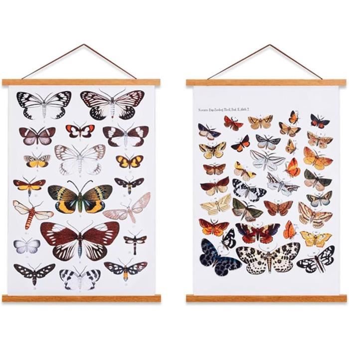 Cadre Photo Magnétique Ywlake 61cm - Porte Affiches Aimanté 60x90cm En Bois Naturel | Pour Posters, Photos Et Dessins