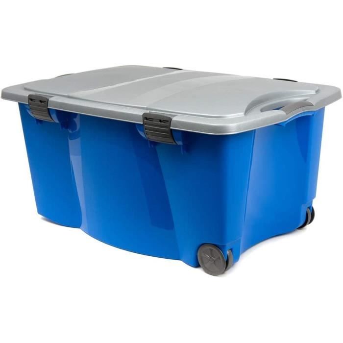 Grande Boite Plastique De Rangement 170l Avec Roulettes Cdiscount Maison
