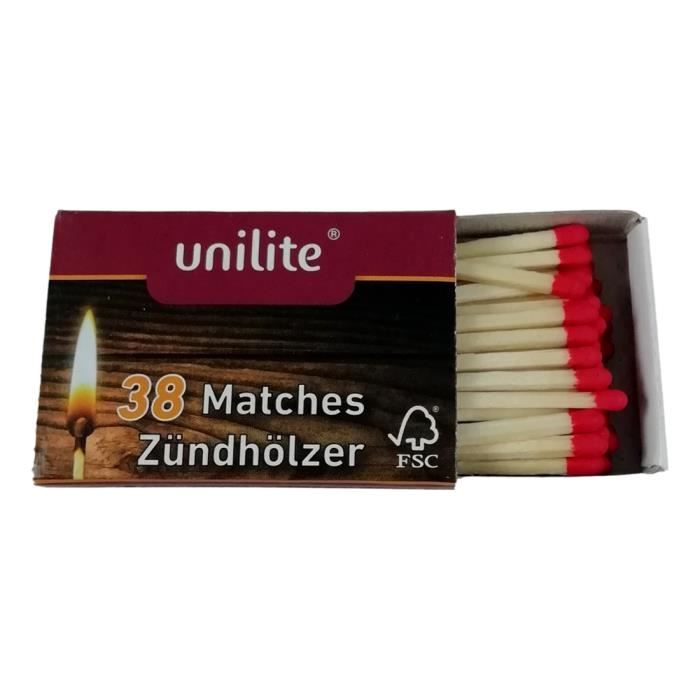 Lot De 5x Boites D Allumette 38 Allumettes Par Paquet Allume Feu Barbecue Cuisine Cdiscount Au Quotidien