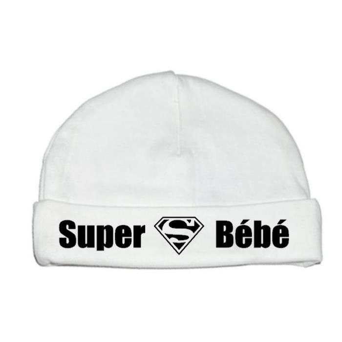 Cadeau De Naissance Bonnet Bebe Super Bebe Cdiscount Pret A Porter