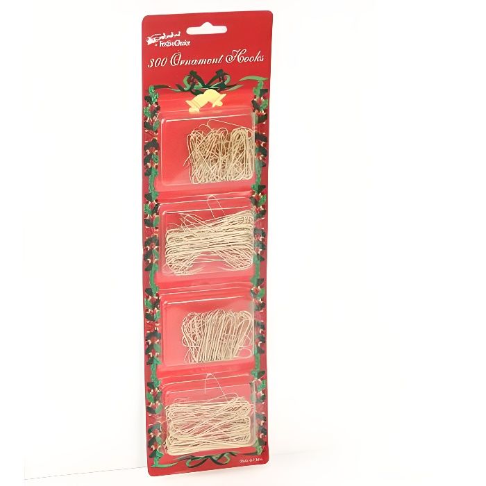 Crochets de gouttière pour guirlandes Lot de 48
