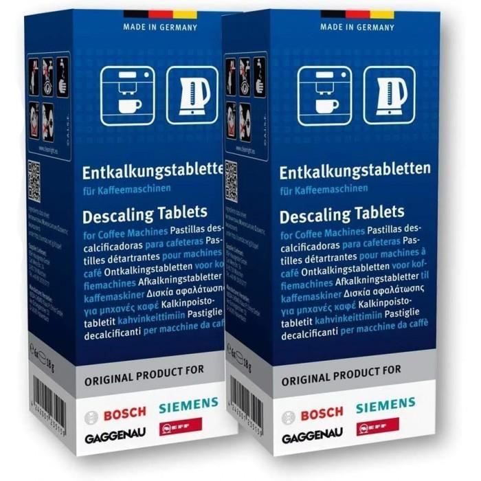 Pastilles Détartrantes 2 En 1 BOSCH Pour Cafetières SIEMENS EQ Series