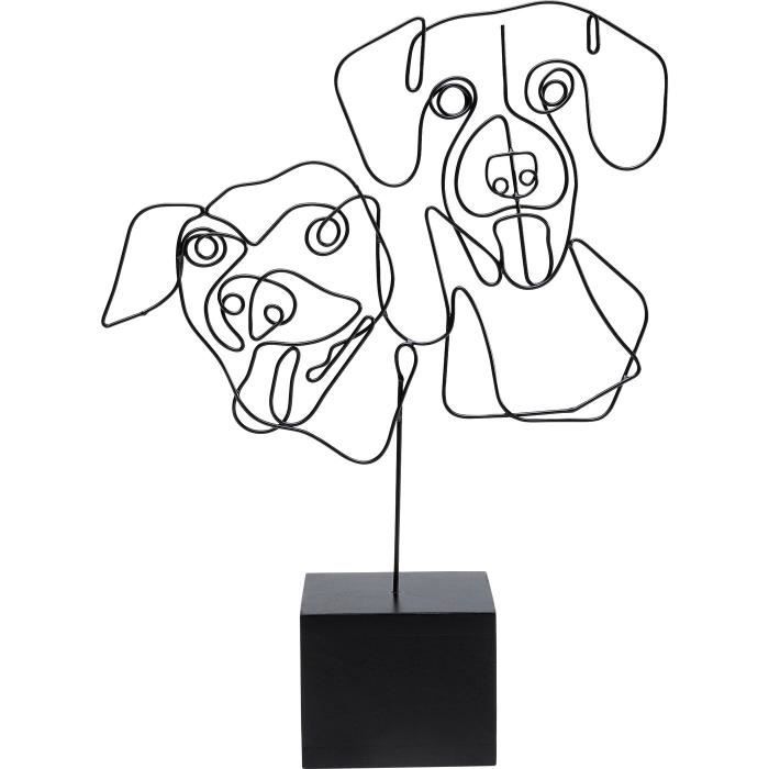 Vase Prisma Visage Orange Kare Design 30 Cm – Vase Moderne Buste Visage Verre Artistique – Capacité 5,3 L