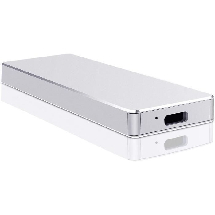 USB3.1 Type-C Disque Dur Externe Ultra Fin Tout-Aluminium Stockage HDD pour PC Xbox One 1To,Noir Desktop Disque Dur Externe 1to Laptop