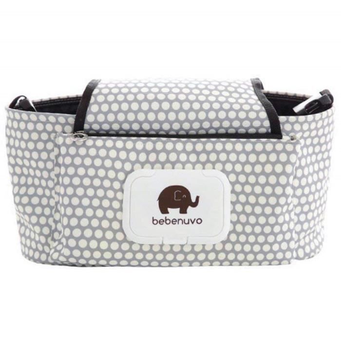 Nouveau Bébé Enfant Poussette Console Organisateur Double porte-gobelet momie sacs pochette la