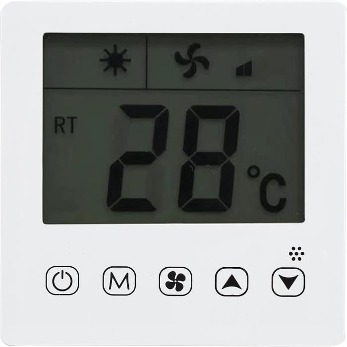 Thermostat Numérique Programmable Thermostat Numérique Grand Écran Lcd
