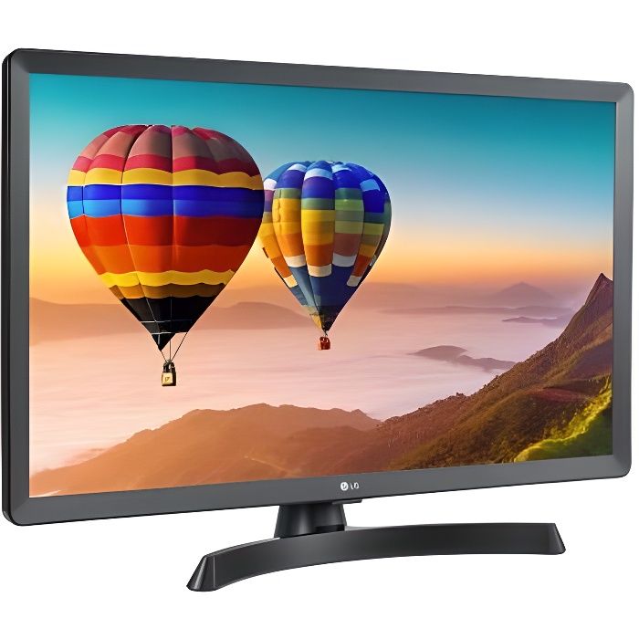 LG 28TN515S PZ Écran LED avec tuner TV 28 27.5 visualisable 1366 x 768 HD 250 cdm² 1200:1 8 ms 2 x HDMI RCA composite RCA composant haut parleurs de fer - vue 5