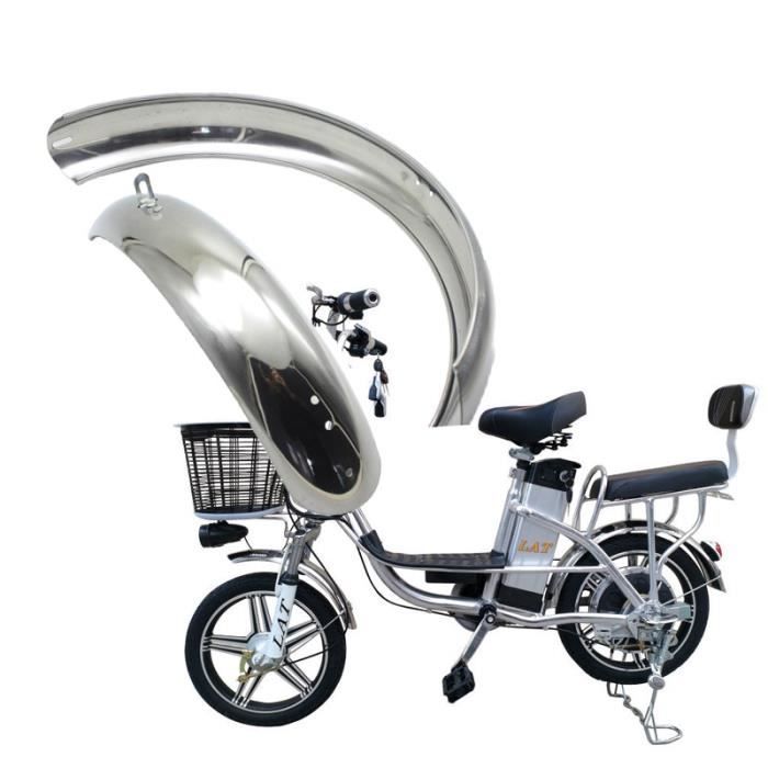 Garde-boue,Garde-boue de vélo électrique 16 pouces 16x2.5, aile de vélo pliant en acier inoxydable, pièces de [B258605923]